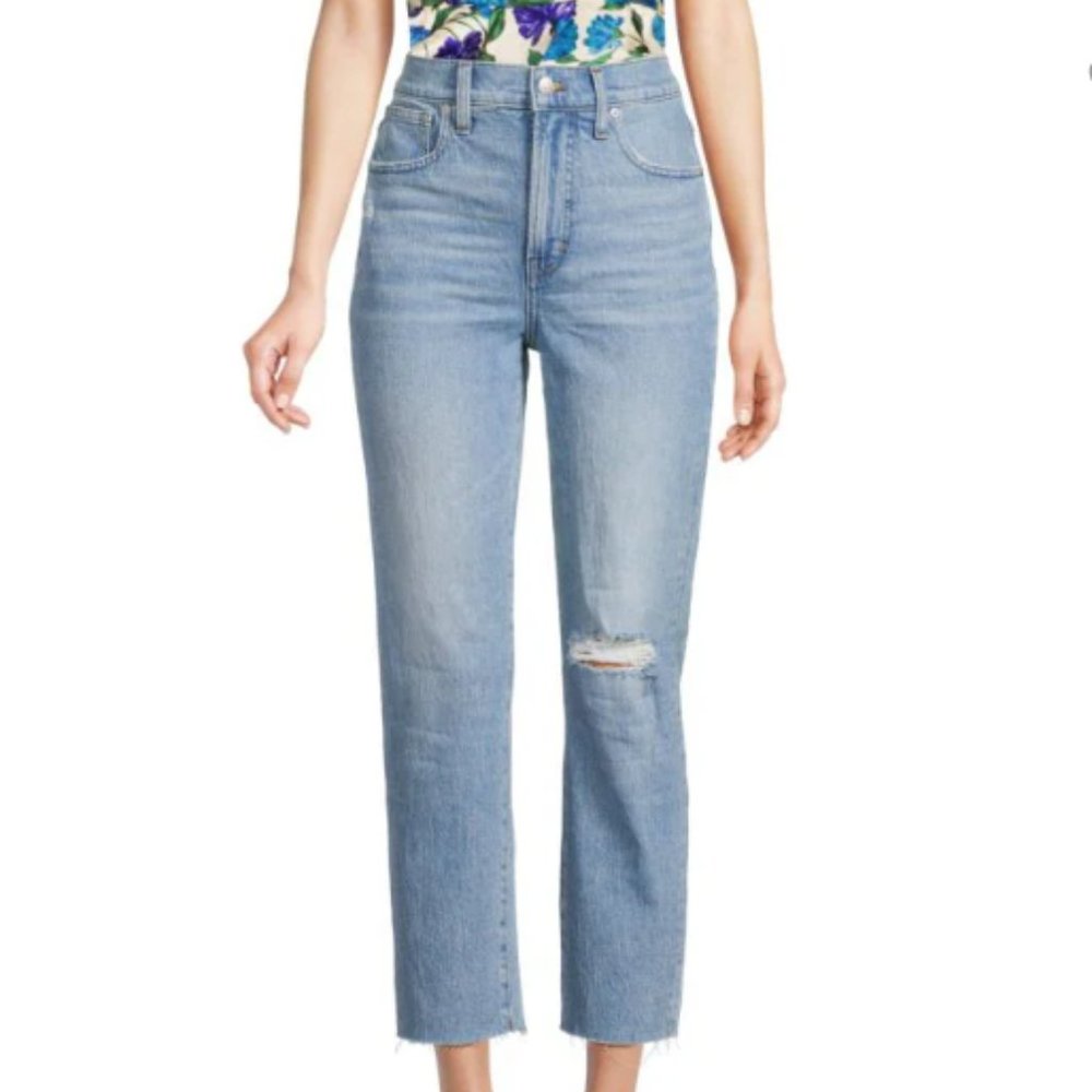 MADEWELL Perfect Vintage Cropped Straight Jeans | 27P | NWT